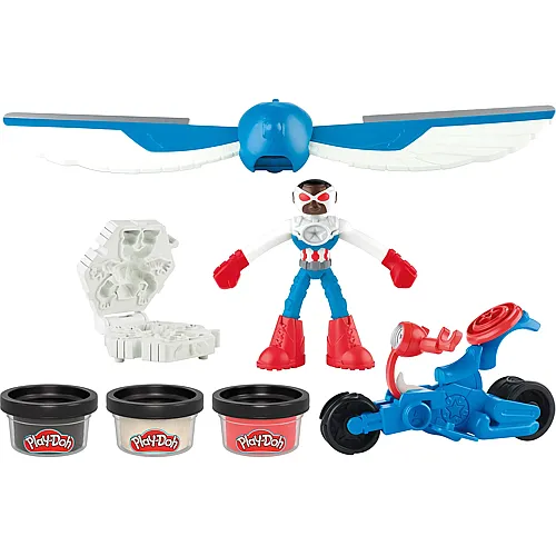 Play-Doh Avengers Captain America Moto-Slicer