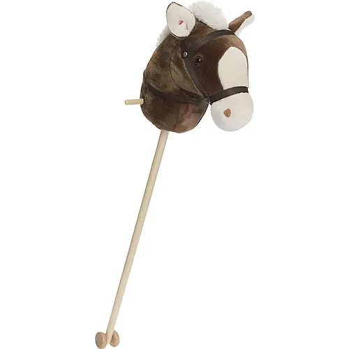 Teddykompaniet Steckenpferd mit Sound Braun - 100 cm