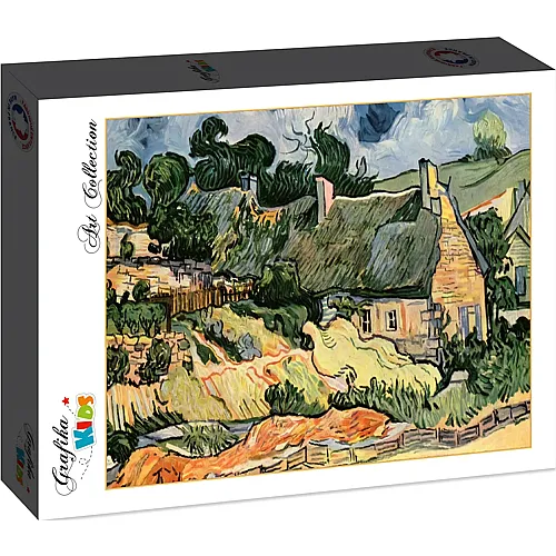 Grafika Puzzle Art Collection Vincent Van Gogh Grafika Kids Les chaumes de Cordeville, 1890 - 12 Teile