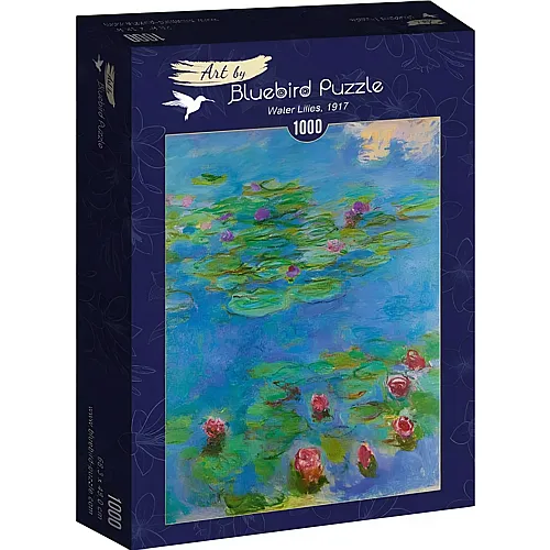 Bluebird Puzzle Claude Monet Water Lilies, 1917 - 1000 Teile