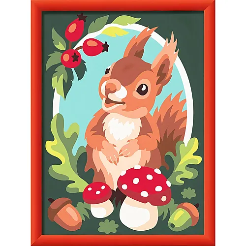 Ravensburger CreArt Malen nach Zahlen - Eichh�rnchen