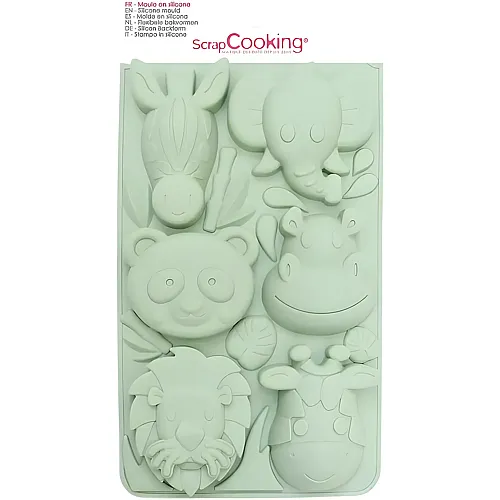 ScrapCooking Silikonbackform Jungle