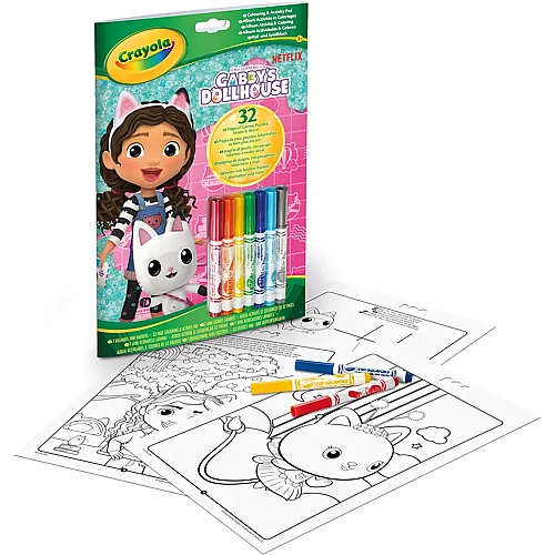 Aktivit�t und Ausmalen Gabby's Dollhouse
