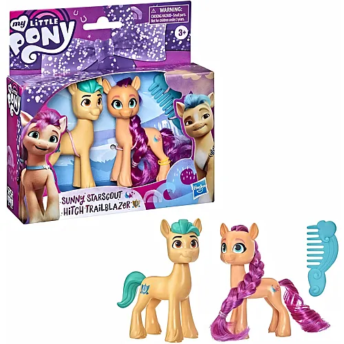 Hasbro My Little Pony Figuren aus Echthaar, Mehrfarbig ()