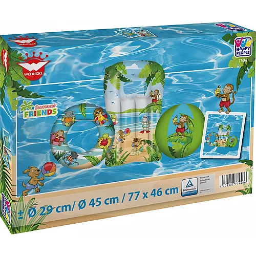 Happy People Summer Friends Strandset (3Teile)