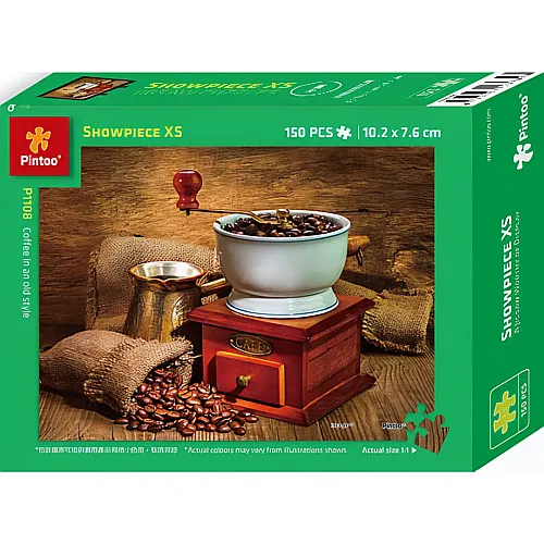 Pintoo Puzzle Plastic Puzzle - Coffee in an Old Style (150Teile)