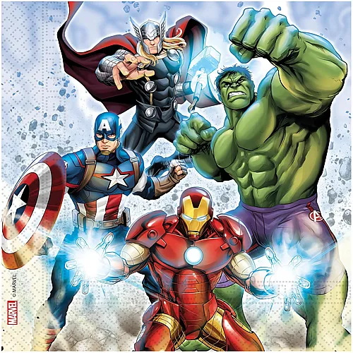 Procos Papierservietten Avengers Infinity Stones (20Teile)