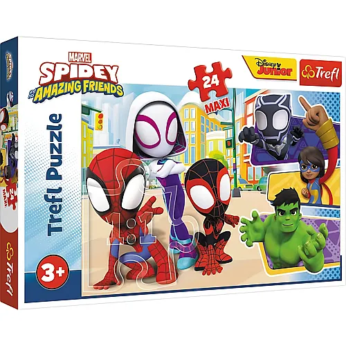 Trefl Puzzle Spiderman Spidey and his Amazing Friends - 24 Teile