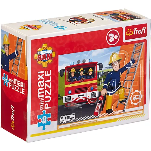 Trefl Feuerwehrmann Sam - Mini Maxi Puzzle 20 Teile - Display