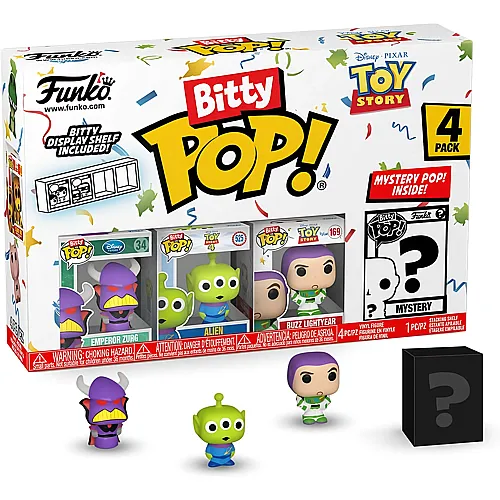Zurg, Alien, Buzz Lightyear und Mystery