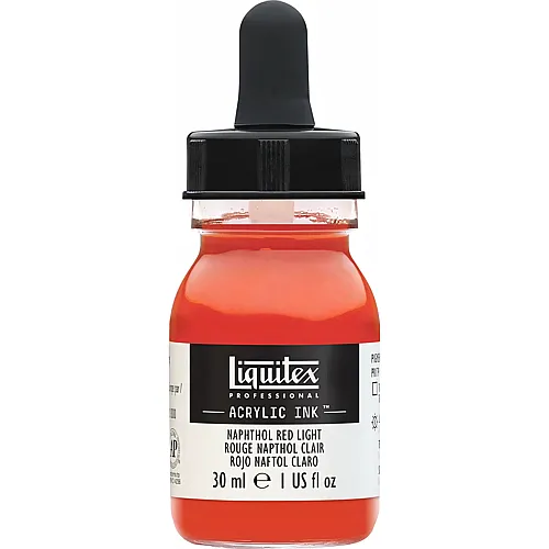 Liquitex Lqx Prof. Acrylic Ink 30ml Flasche Naphthol Rot Hell