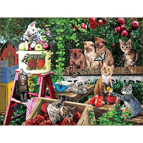 SunsOut Puzzle Rafael Trujillo Apple Harvest - 500 Teile