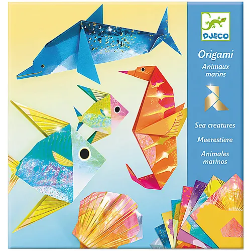 Djeco Kreativ Origami Meerestiere