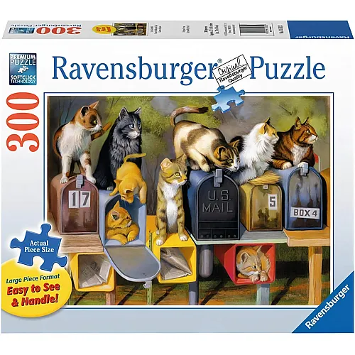 Ravensburger Puzzle Katzenpost - 300 Teile