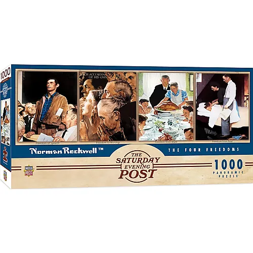 Master Pieces Puzzle The Four Freedoms (1000Teile)