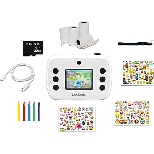 Lexibook StarCAM Digitale Sofortbildkinderkamera mit Selfi-Funktion