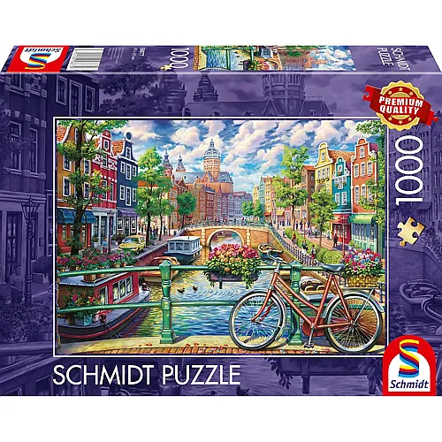 Amsterdamer Grachtenzauber - 1000 Teile