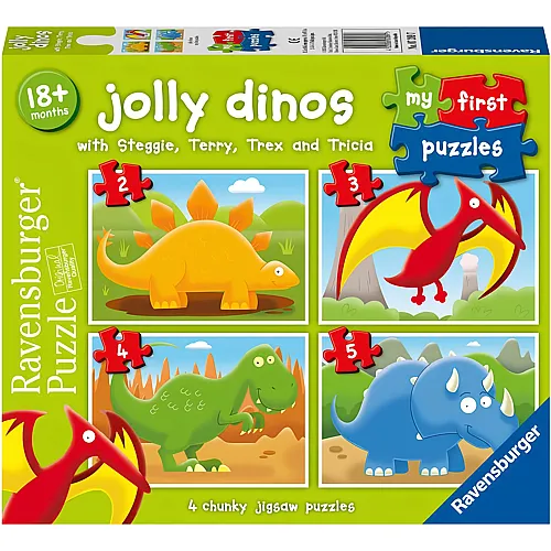 4in1 Jolly Dinosaurs - 5 Teile