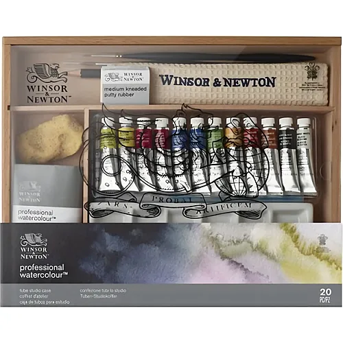 Winsor & Newton W&n Prof. Water Colour Reiseset 12x 5ml Tuben