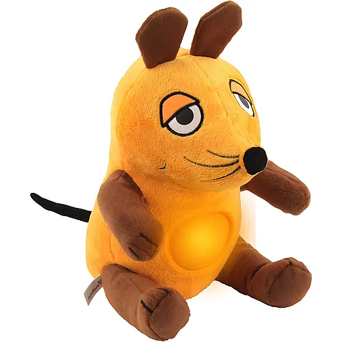 Ansmann Racing ANSMANN Kuscheltier mit LED Nachtlicht �Die Maus� von der TV Sendung mit der Maus - Einschlafhilfe zum Kuscheln mit Musik Funktion - Kuschelweiches 2 in 1 Pl�schtier f�r Kinderzimmer