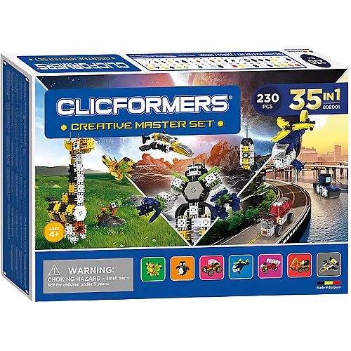 Clicformers Creative Master Set (230Teile)
