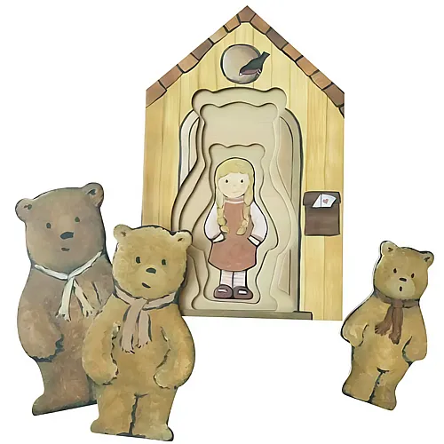 Egmont Schichtenpuzzle Goldl�ckchen 30,5 X 20 X 2,5 Cm