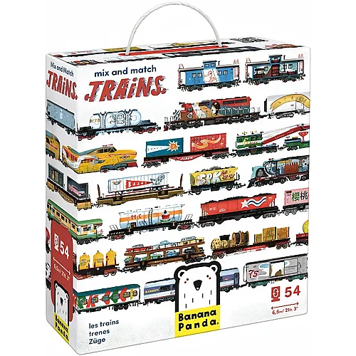 Mix and Match Trains 54Teile