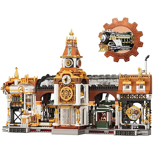 Pantasy Steampunk Railway Station 85007