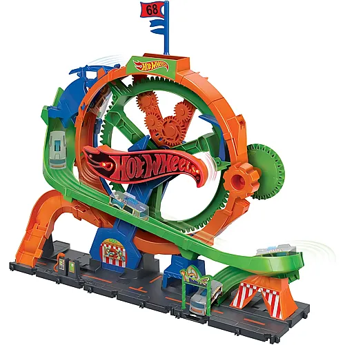 Trackset mit 1 Hot Wheels Auto