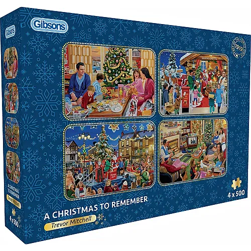 Gibsons Puzzle Trevor Mitchell Ein denkw�rdiges Weihnachten - 500 Teile