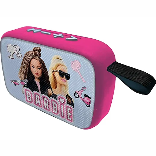Lexibook Barbie Bluetooth tragbarer Radio-Lautsprecher