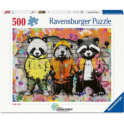 Ravensburger Puzzle Flauschige Freunde (500Teile)