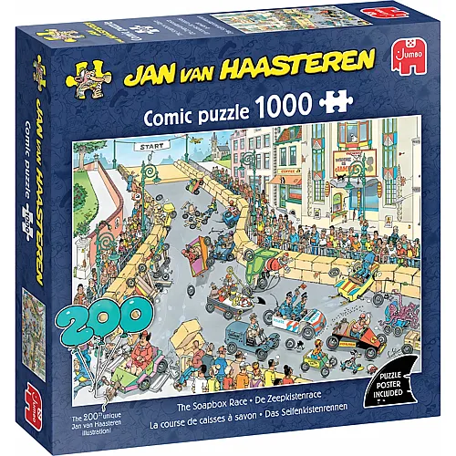Jumbo Puzzle Jan van Haasteren Seifenkistenrennen - 1000 Teile