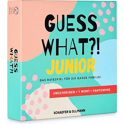 Schaefer & Ollmann Guess What?! Junior - Das Ratespiel f�r die ganze Familie!