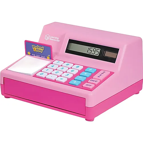 Spielkasse mit Rechenfunktion Pink