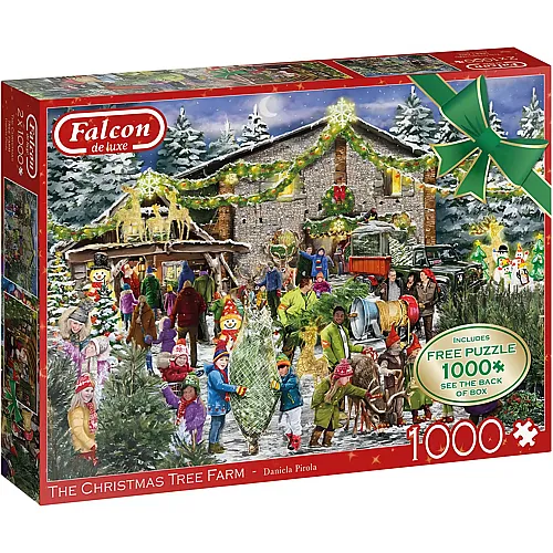 Falcon Puzzle The Christmas Tree Farm - 1000 Teile