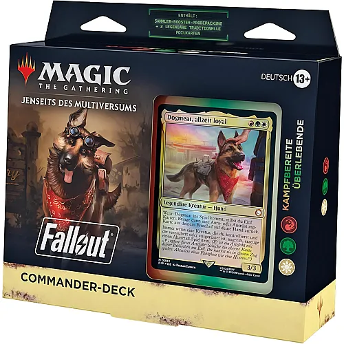Magic The Gathering Fallout Commander-Deck - Aggressive �berlebende - Deutsch