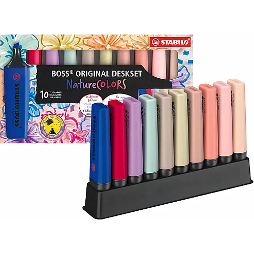 Stabilo Leuchtmarker Wildflowers - 10 Teile