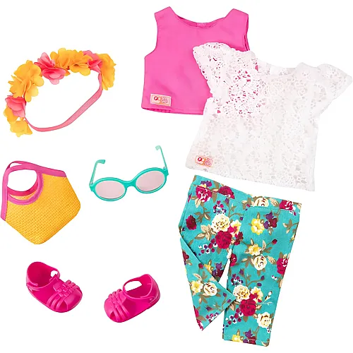 Our Generation Strandkleider mit gebl�mter Hose - 46 cm