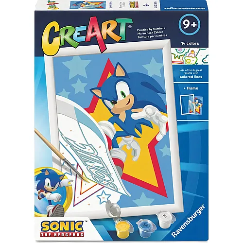 Dipinto con i numeri - Sonic Veloce