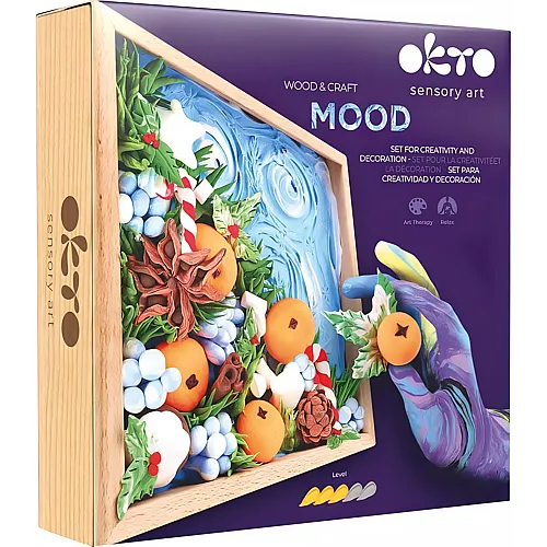 Okto Blumen Modellierset im Holzkasten