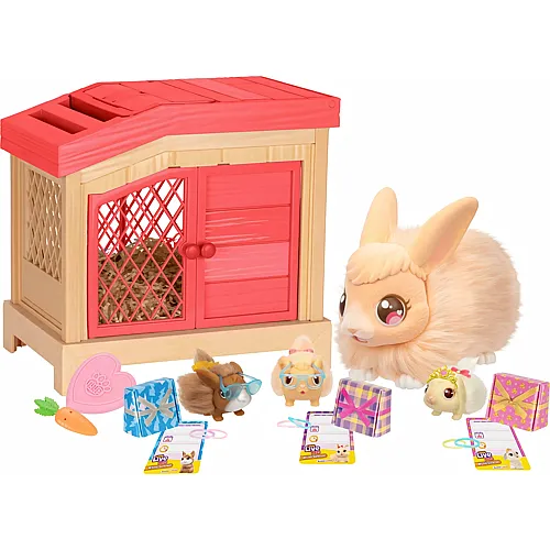 Moose Toys Mama Surprise Hase beige Little Live Pets, Mama-Hase, 3