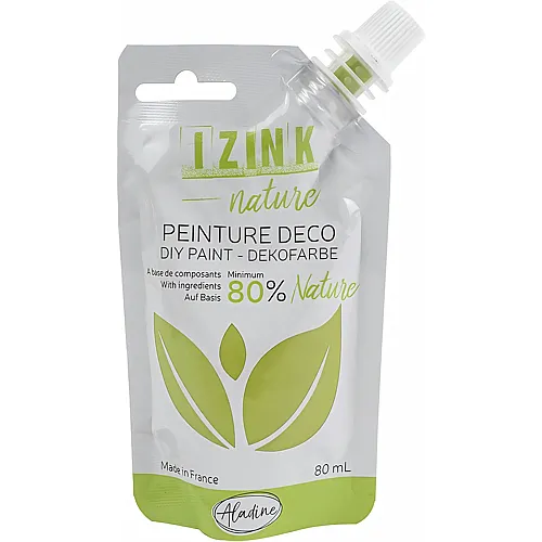 Aladine Izink Deko Naturmalfarbe Dschungel Gr�n (80ml)