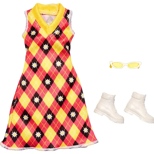 Barbie Fashions Plaid Dress
