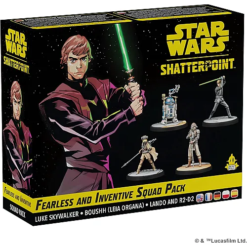 Atomic Mass Games Star Wars: Shatterpoint � Furchtlos und erfinderisch, Squad-Erweiterung, Tabletop, 2 Spieler, Ab 14+ Jahren, 90-120
