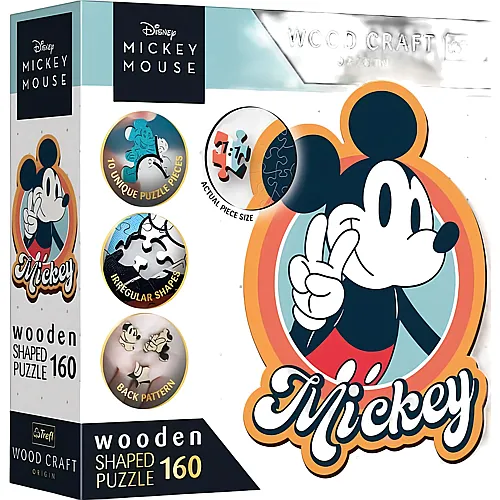 Wood Craft Retro Mickey Mouse 160Teile