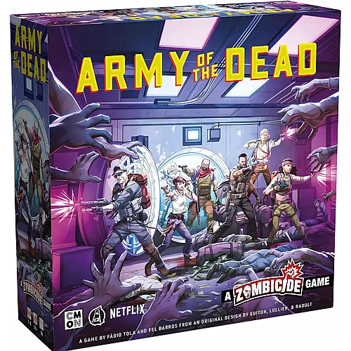 CMON Army of The Dead - EIN Zombicide-Spiel Begleite die S�ldner in einem �berfall durch Zombie-befallenes Las Vegas! Kooperatives Strategiespiel, ab 14 Jahren, 1-6 Spieler, 60 Minuten Spielzeit,