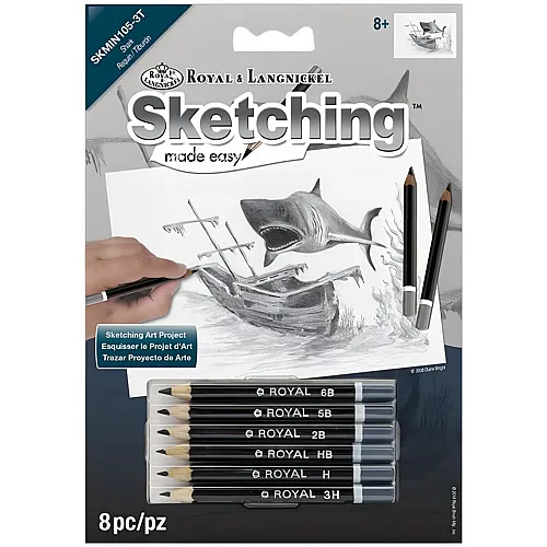 Royal & Langnickel R&l Sketching Mni LE Requin & LE Bateau 14x20cm
