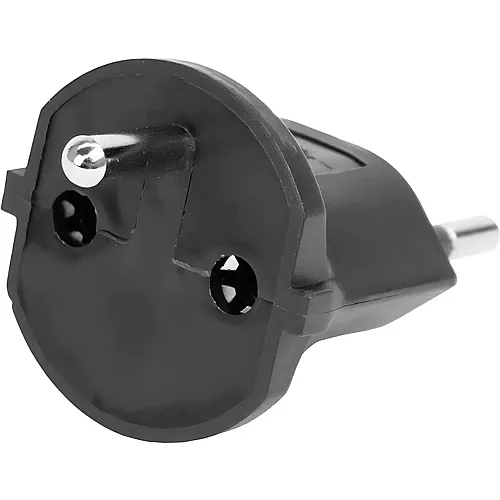 Steffen Fixadapter SchuKo Konturenstecker DE-CH � T12 Schwarz