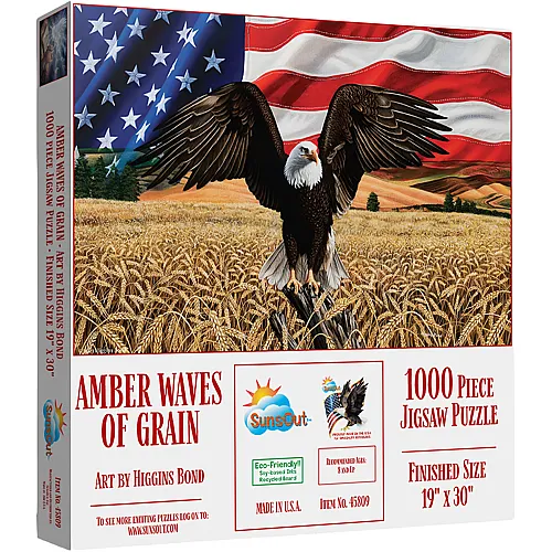 SunsOut Puzzle Amber Waves of Grain - 1000 Teile